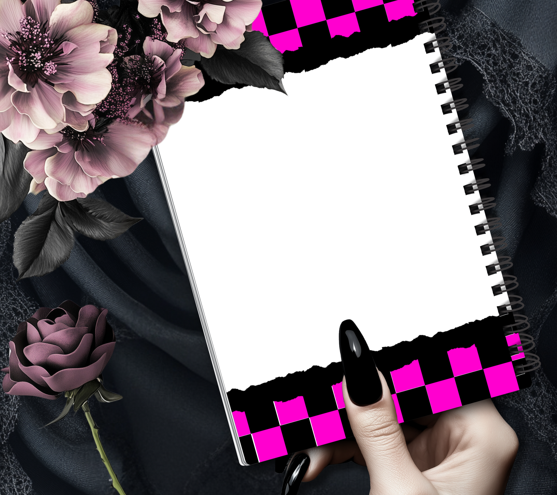 Retro Spirit Board Reusable Sticker Book, Gothic Vibe Sticker Album, Perfect Gift to Personalize for Goth Lovers & Sticker Collectors - Tampa Home & Garden Store