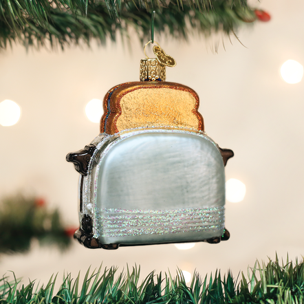 Retro Toaster Glass Ornament - Tampa Home & Garden Store