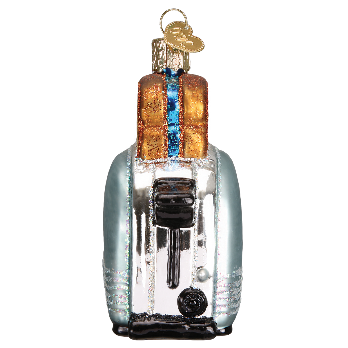 Retro Toaster Glass Ornament - Tampa Home & Garden Store