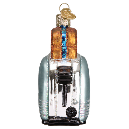 Retro Toaster Glass Ornament - Tampa Home & Garden Store