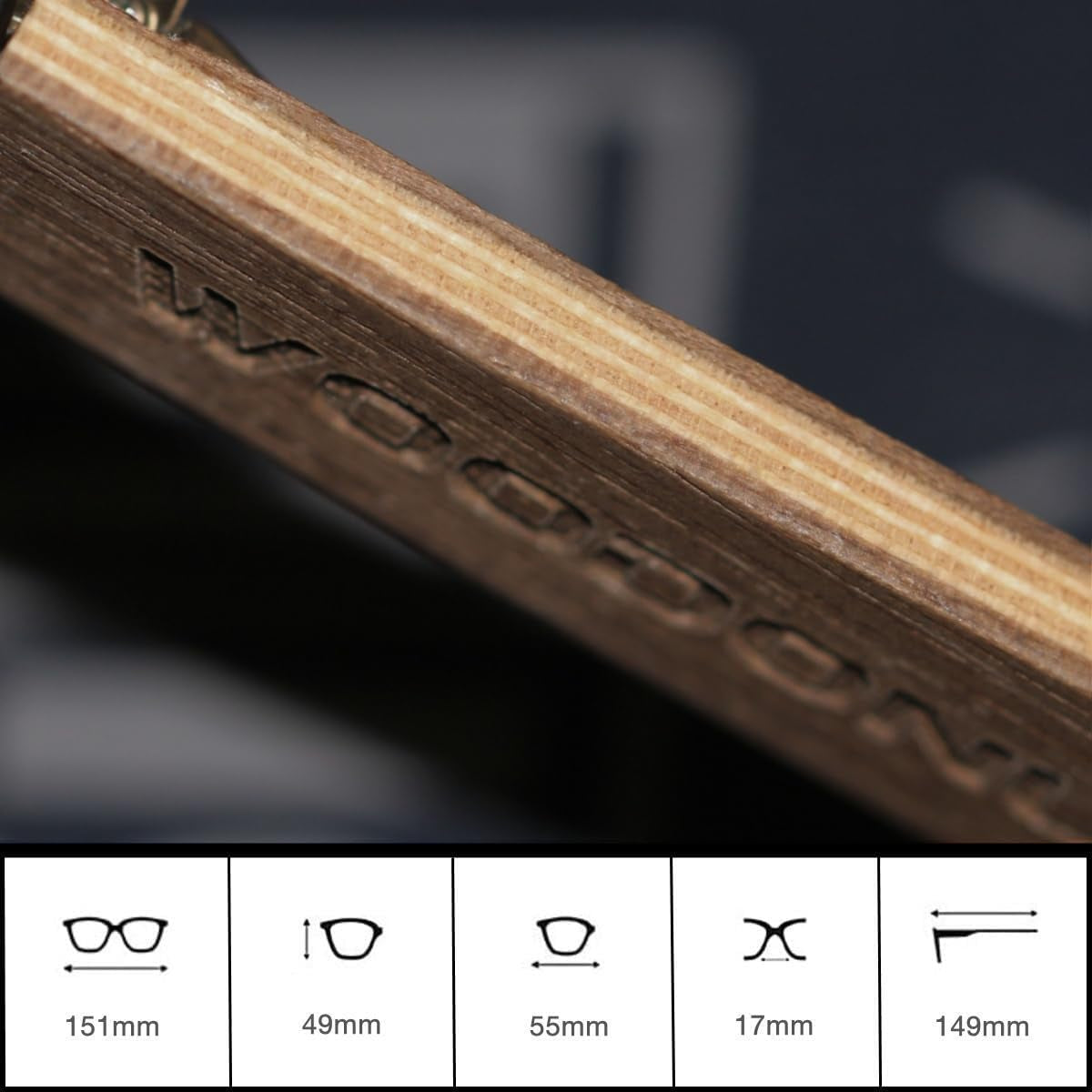 Retro Wood Polarized Sunglasses - Cool Style Matte Finish Frame with Wooden Temple for Men and Women Perfect Gifts - Tampa Home & Garden Store