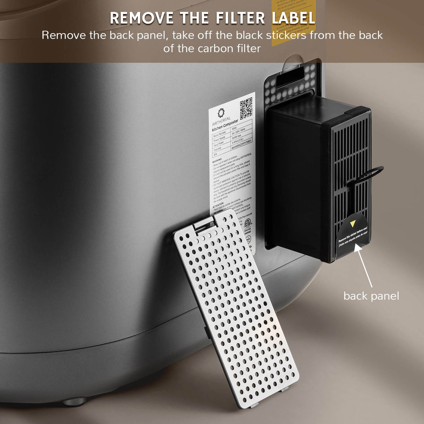 Revive Electric Kitchen Composter, Visual Version - Tampa Home & Garden Store