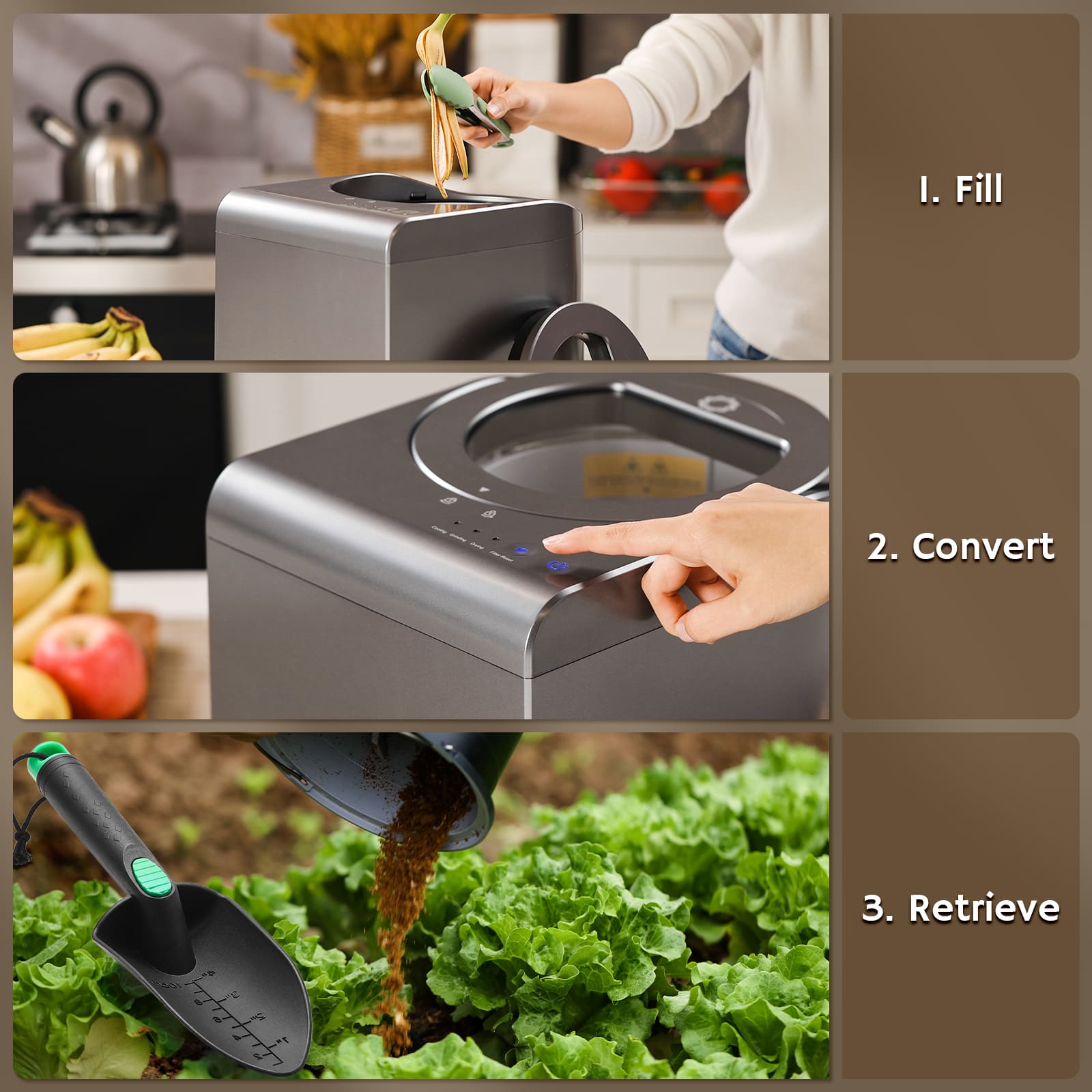 Revive Electric Kitchen Composter, Visual Version - Tampa Home & Garden Store