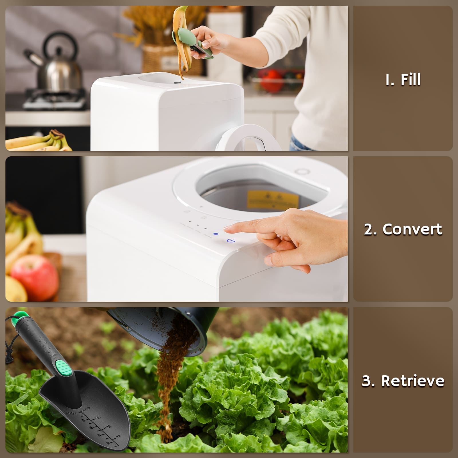 Revive Electric Kitchen Composter, Visual Version - Tampa Home & Garden Store