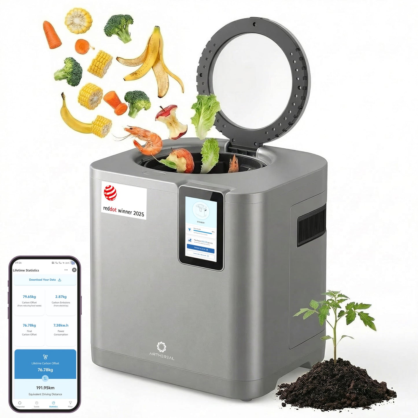 Composteur de cuisine Revive R800 5L WiFi