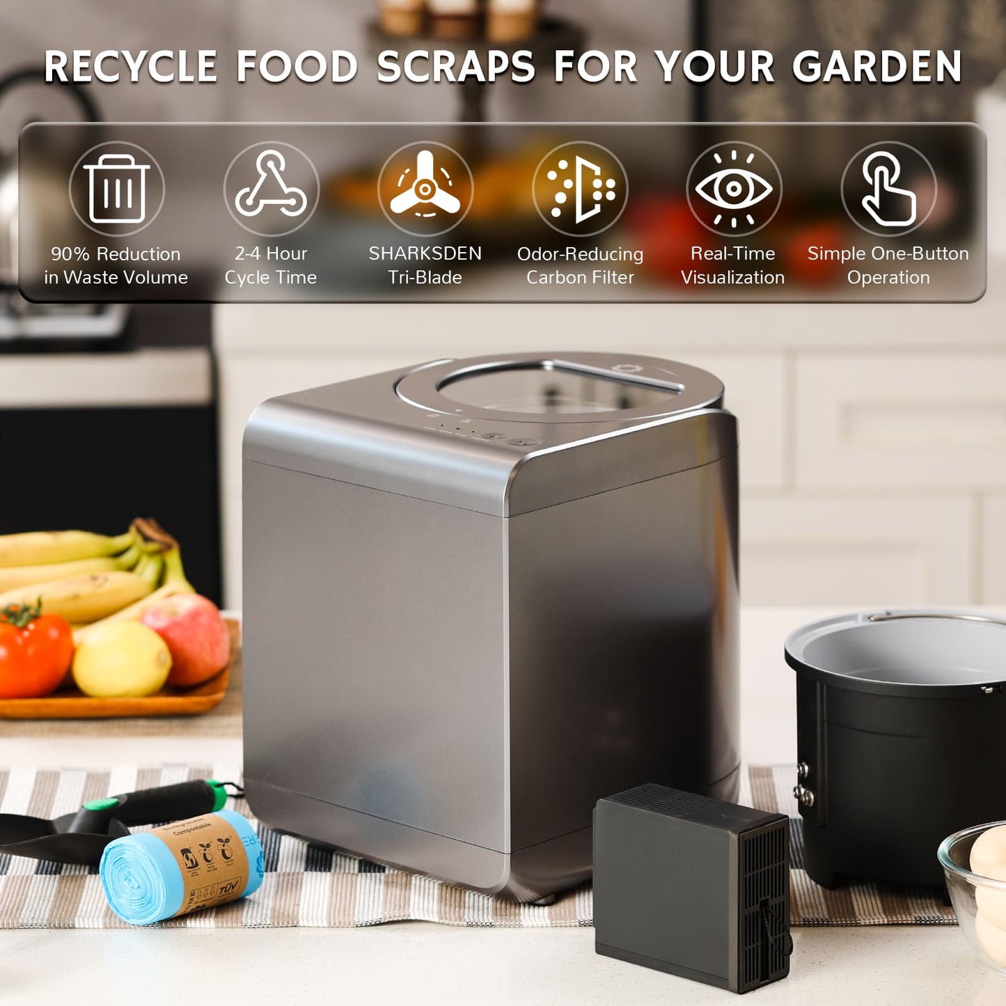 Compostador eléctrico de cocina Revive 