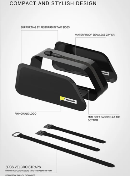 Rhinowalk 1.3L Stable waterproof Top Tube Bag- K32 - Tampa Home & Garden Store