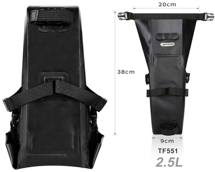 Rhinowalk 2.5/4L storage Waterproof Bike Saddle Seat Bag - Tampa Home & Garden Store