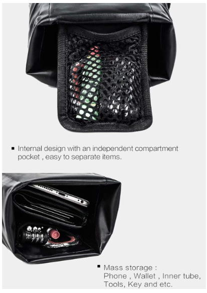 Rhinowalk 2.5/4L storage Waterproof Bike Saddle Seat Bag - Tampa Home & Garden Store