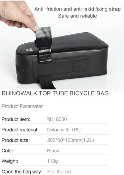 Rhinowalk Bicycle Frame Bag - Professional Cycling Accessory-RK18330 - Tampa Home & Garden Store