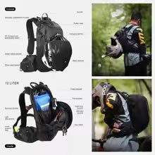 Rhinowalk Climbing Backpack Cycling Backpack Outdoor Sports Bag Travel Backpack Camping Hiking Backpack RK8202 12L - Tampa Home & Garden Store