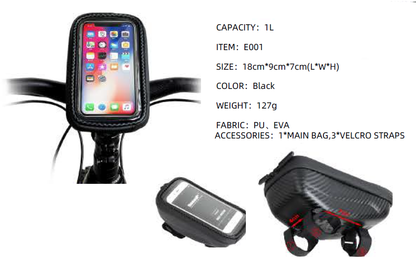Rhinowalk Hard Shell Handle Bar Bike Phone Bag - Tampa Home & Garden Store