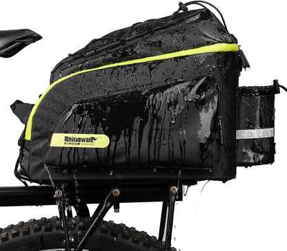 Rhinowalk Trunk Bag Bike Pannier Bag 17L for Bicycle Cargo Rack Saddle Bag Shoulder Bag Laptop Pannier Rack RK19666 17L - Tampa Home & Garden Store