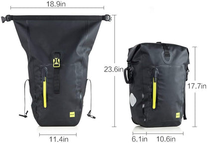 Rhinowalk Waterproof Bike Pannier Bag,(for Bicycle Cargo Rack Saddle Bag Shoulder Bag-RK19661 25L - Tampa Home & Garden Store