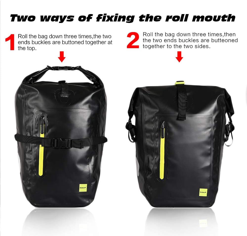 Rhinowalk Waterproof Bike Pannier Bag,(for Bicycle Cargo Rack Saddle Bag Shoulder Bag-RK19661 25L - Tampa Home & Garden Store