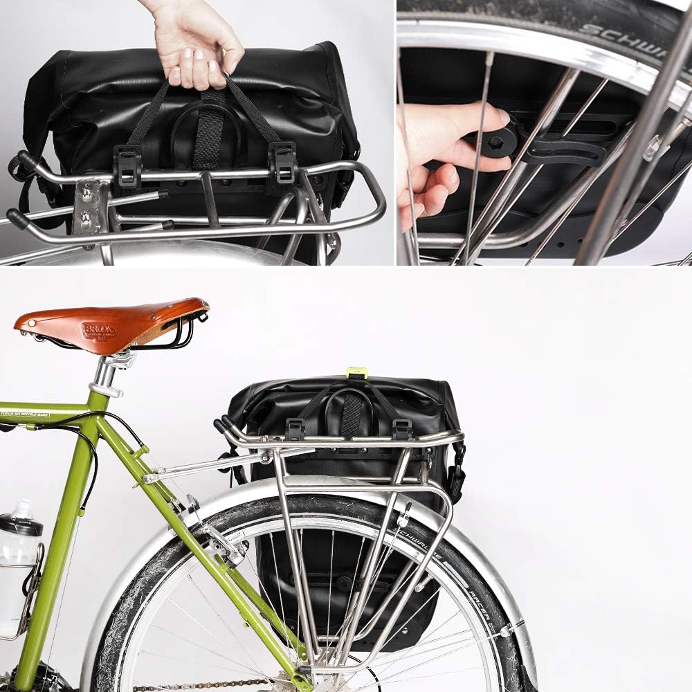 Rhinowalk Waterproof Bike Pannier Bag,(for Bicycle Cargo Rack Saddle Bag Shoulder Bag-RK19661 25L - Tampa Home & Garden Store