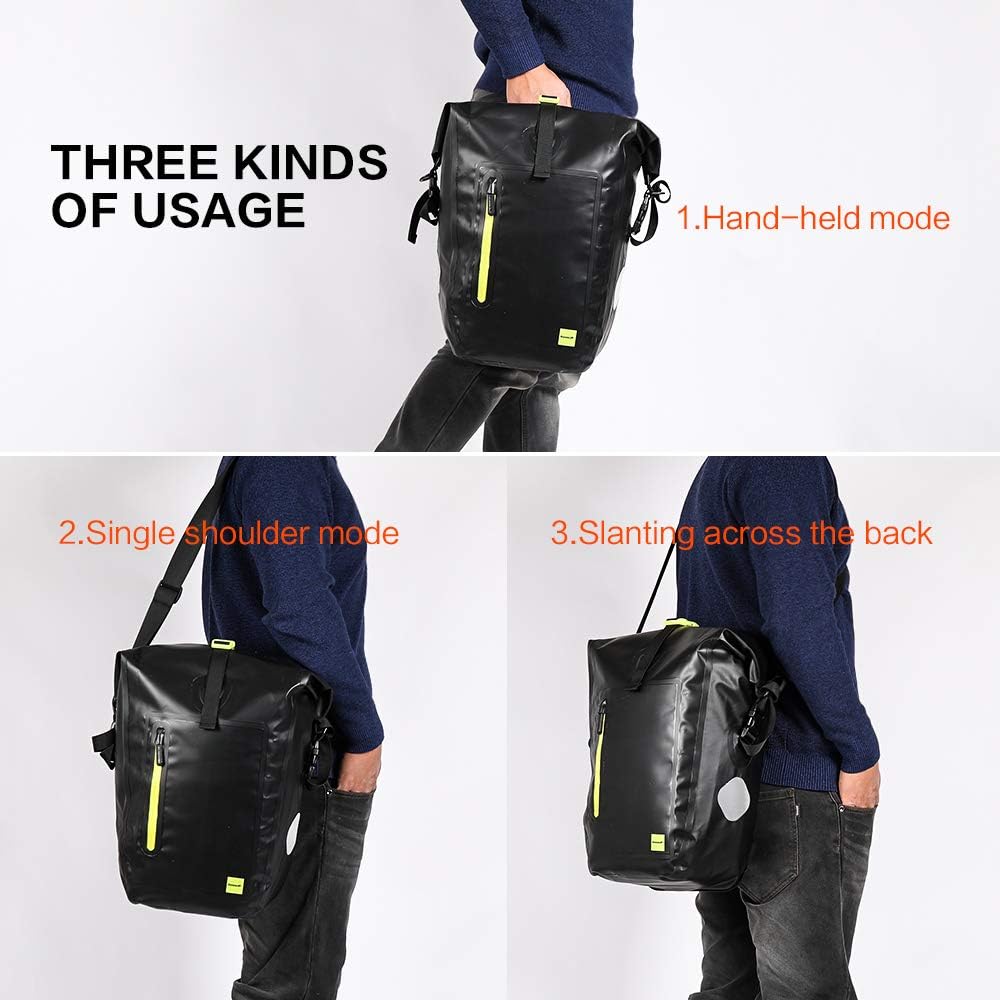 Rhinowalk Waterproof Bike Pannier Bag,(for Bicycle Cargo Rack Saddle Bag Shoulder Bag-RK19661 25L - Tampa Home & Garden Store