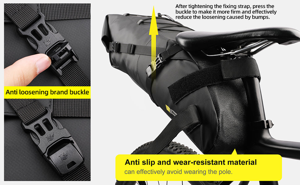 Rhinowalk Waterproof Bike Saddle Bag Under Seat Storage 10L RK5110 - Tampa Home & Garden Store