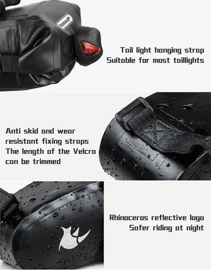 Rhinowalk Waterproof Bike Saddle Seat Bag 2.5L/4L-TF551-TF552 - Tampa Home & Garden Store