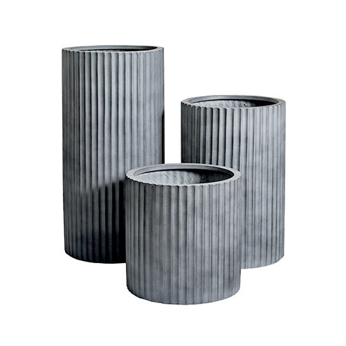 The Ribbed Loob Tall Planter | Fluted Column Cluster Pot