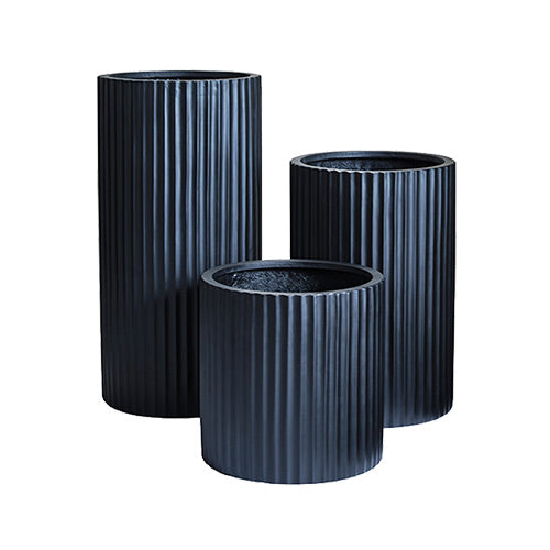 The Ribbed Loob Tall Planter | Fluted Column Cluster Pot