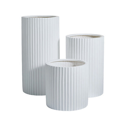 The Ribbed Loob Tall Planter | Fluted Column Cluster Pot