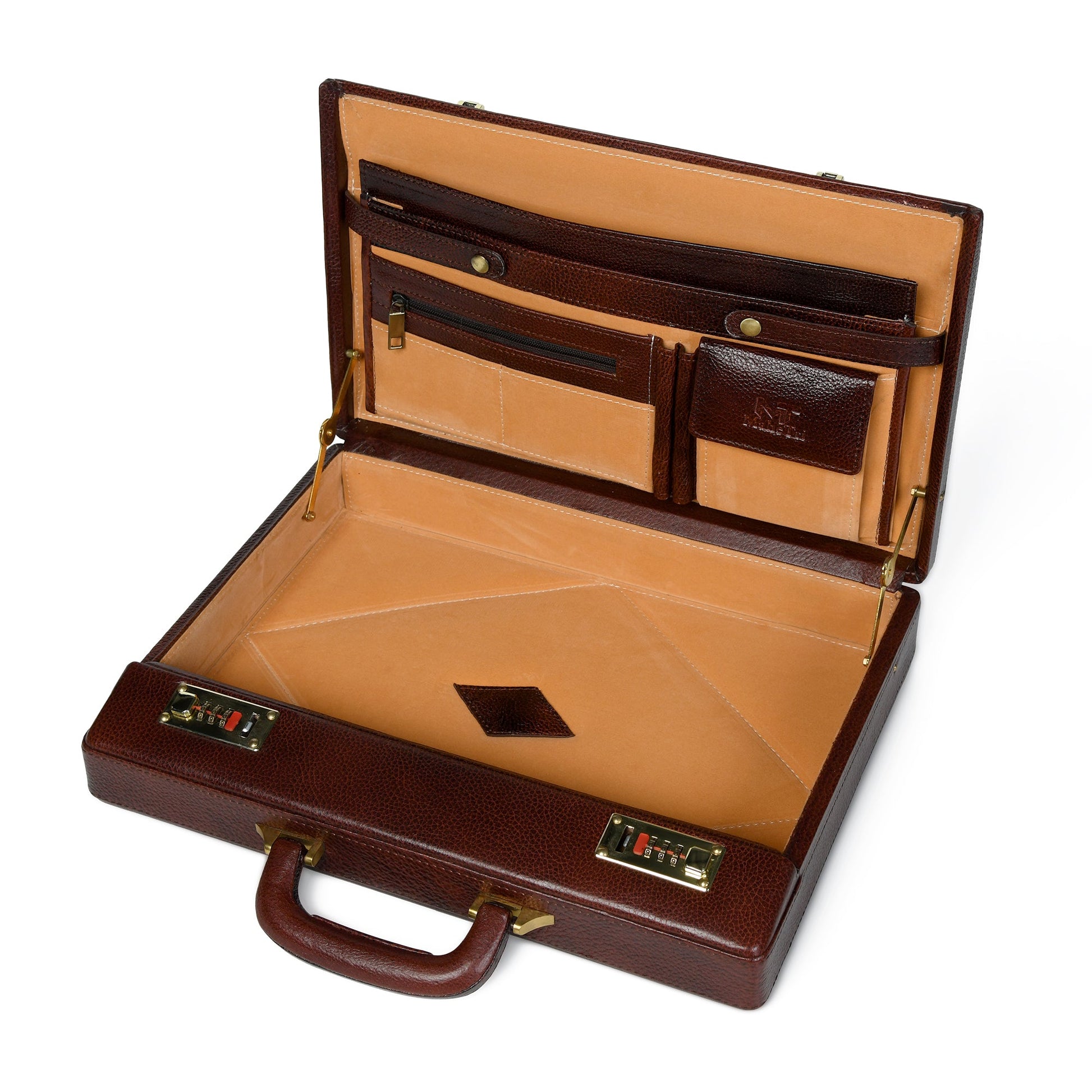 Rich Brown Office Suitcase - Tampa Home & Garden Store