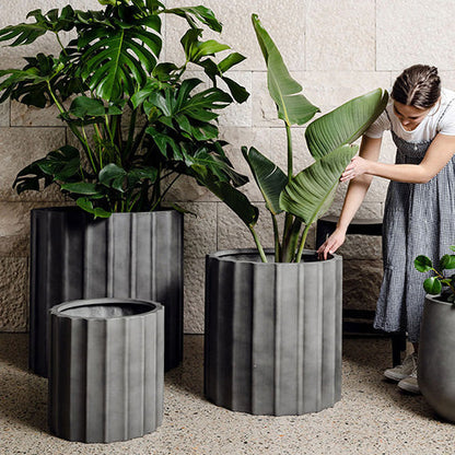 The Ripple Statement Planter | Unique Architectural Pot