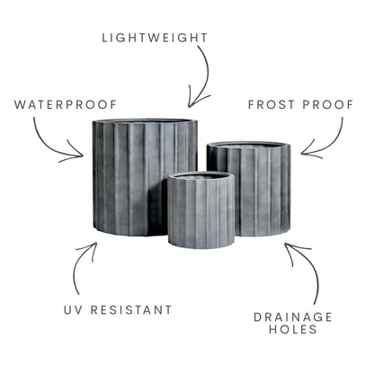 The Ripple Statement Planter | Unique Architectural Pot