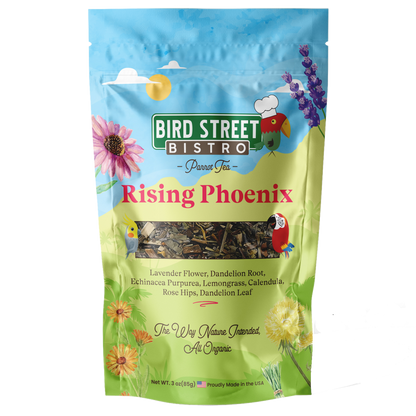 Rising Phoenix Parrot Tea - Tampa Home & Garden Store