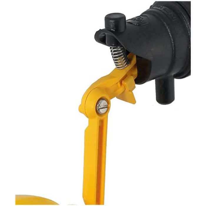 Rojo Autofill 3/4in irrigation auto-fill valve, yellow lever with spring, Rivendell Distribution on Tampa Home & Garden Store
