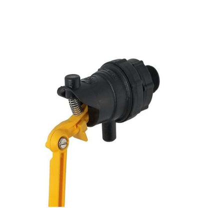Rojo Autofill 3/4 inch irrigation valve with yellow lever, Rivendell Distribution irrigation on Tampa Home & Garden Store