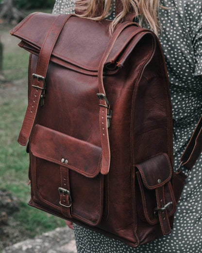 The Chavez Roll Top Backpack - Tampa Home & Garden Store
