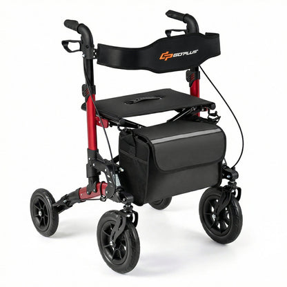 Rollator Walker for Seniors Folding Rolling Walker with Seat