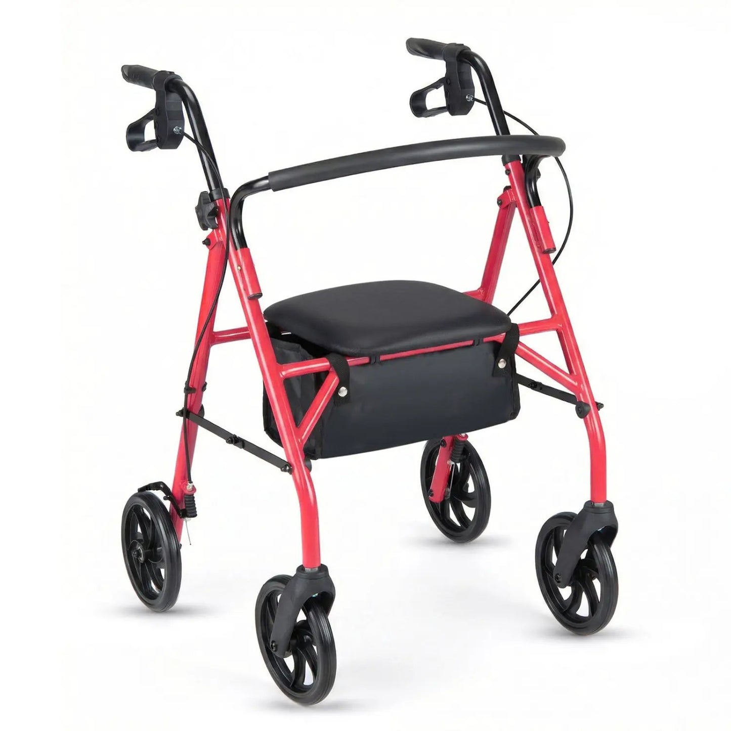 Rollator Walker with Seat and Adjustable Handles