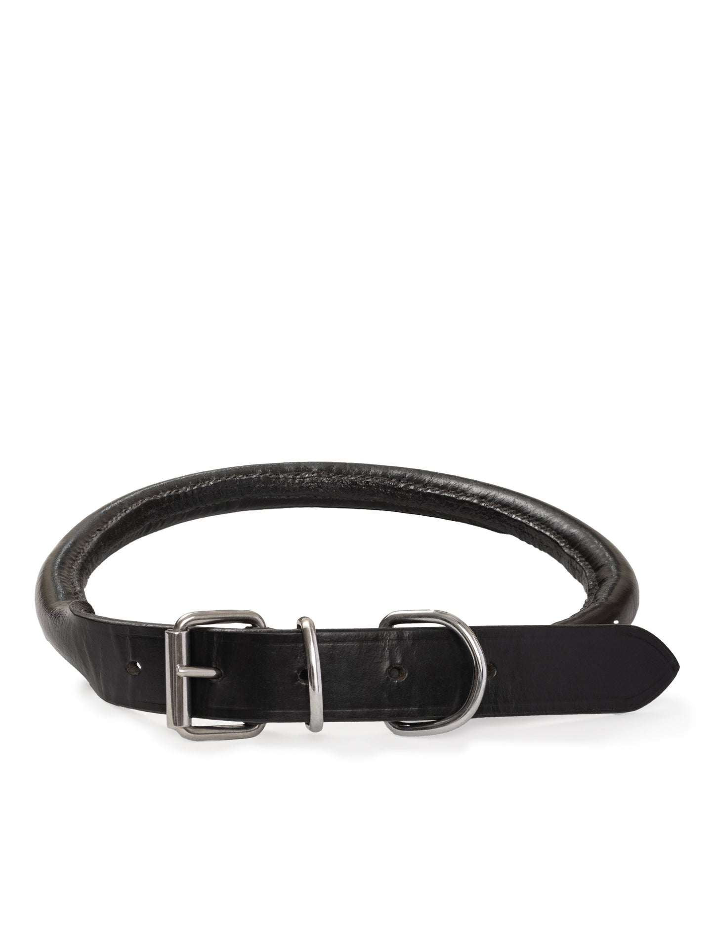 Rolled Leather Dog Collar - Tampa Home & Garden Store