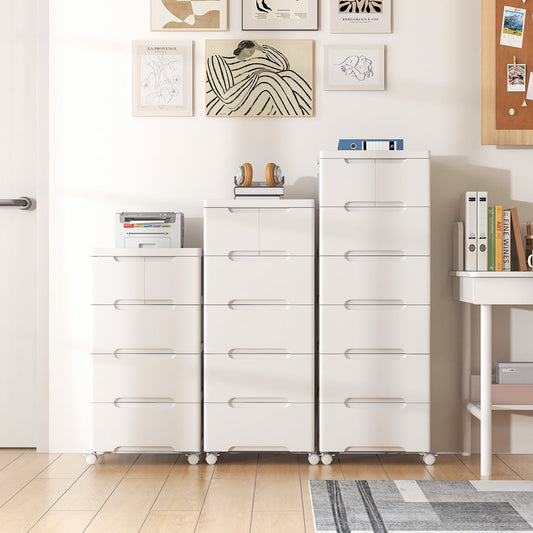 Rolling Storage Cabinet with Universal Wheels and 5/6/7 Drawers-5 Drawers - Tampa Home & Garden Store