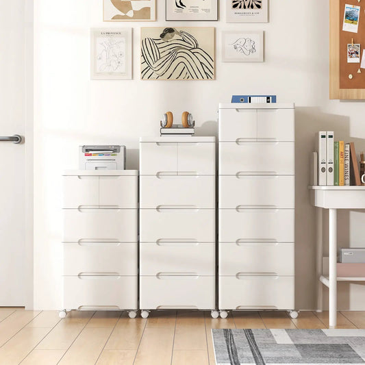6-drawer rolling storage cabinet with wheels - white, DirectDeals - set of three on casters on Tampa Home & Garden Store