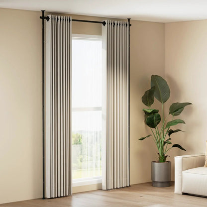 Room Divider Curtain Rod Adjustable Floor Ceiling