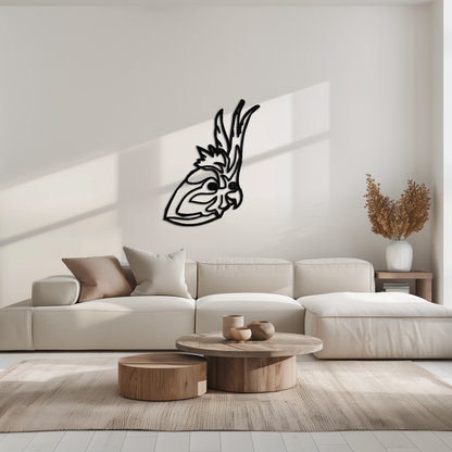 Rooster Metal Wall Art - Modern Farmhouse Steel Decor - KAF037 - Tampa Home & Garden Store