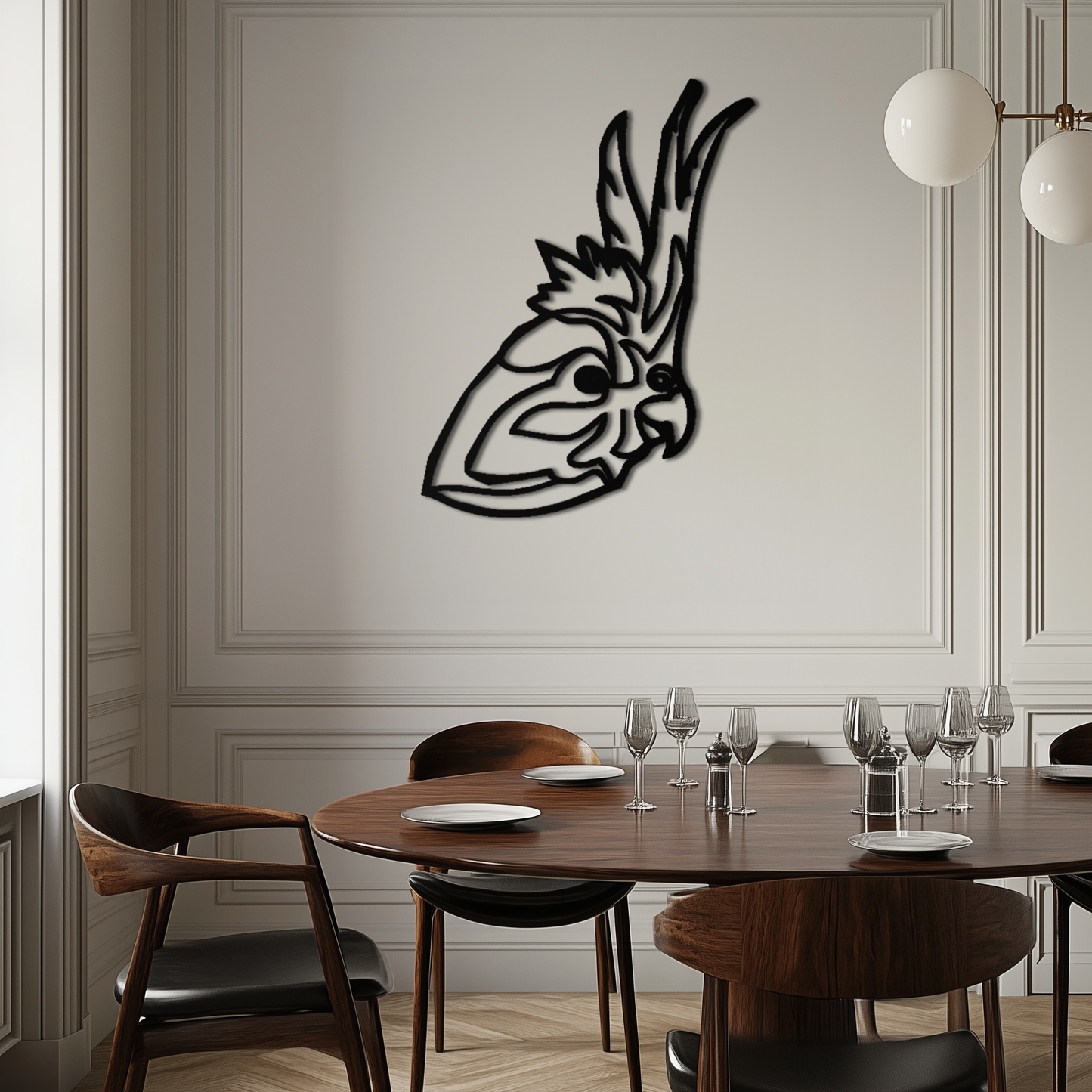 Rooster Metal Wall Art - Modern Farmhouse Steel Decor - KAF037 - Tampa Home & Garden Store