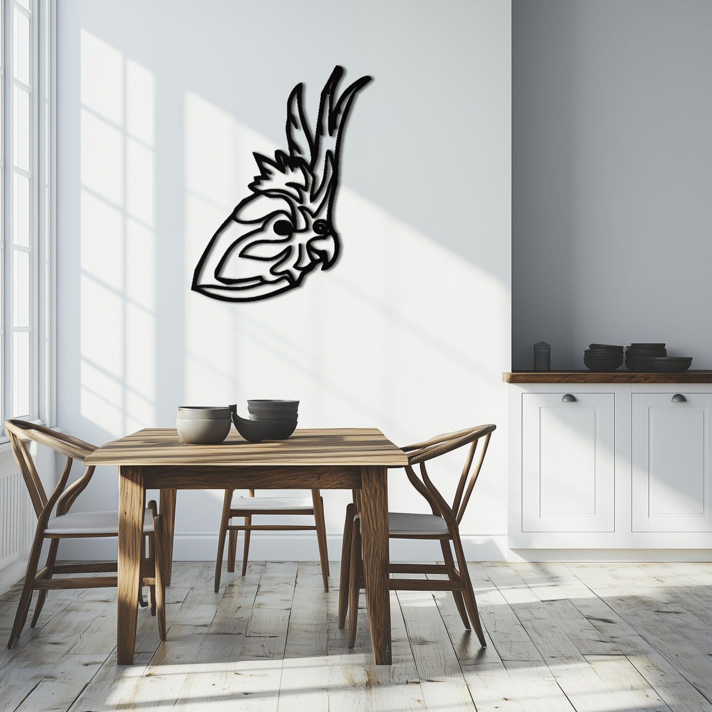 Rooster Metal Wall Art - Modern Farmhouse Steel Decor - KAF037 - Tampa Home & Garden Store