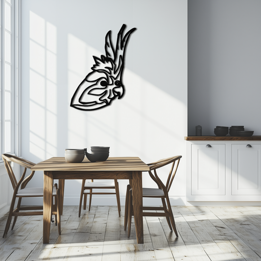 Rooster Metal Wall Art - Modern Farmhouse Steel Decor - KAF037 - Tampa Home & Garden Store