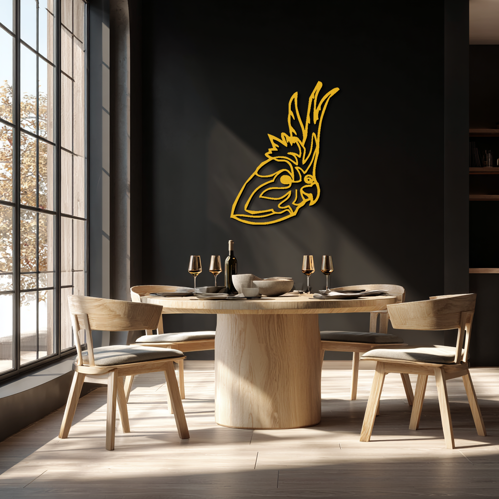 Rooster Metal Wall Art - Modern Farmhouse Steel Decor - KAF037 - Tampa Home & Garden Store