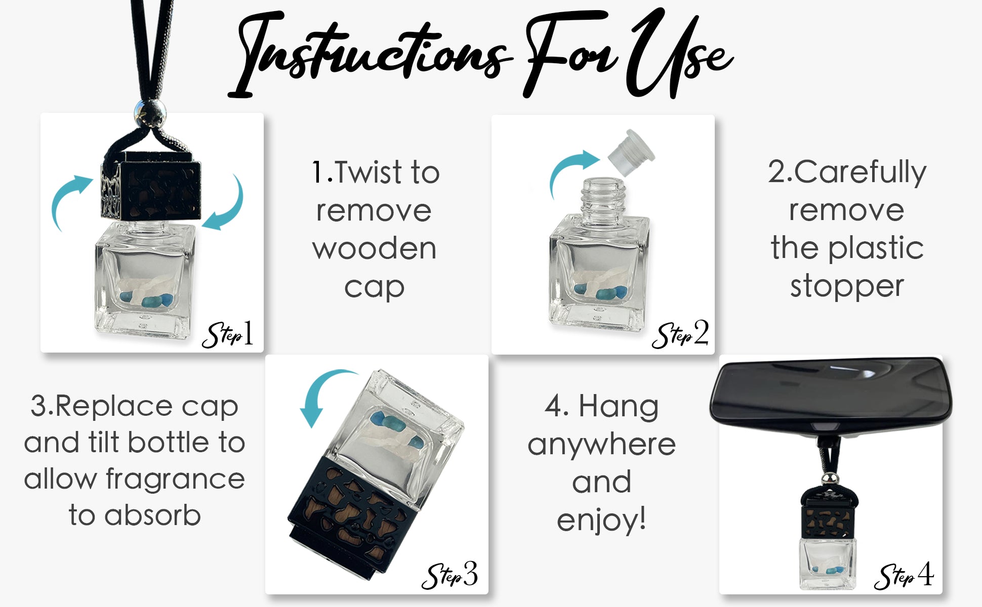 Root Chakra Crystal-Enhanced Oil Diffuser, Car Air Freshener, 8ml - Tampa Home & Garden Store