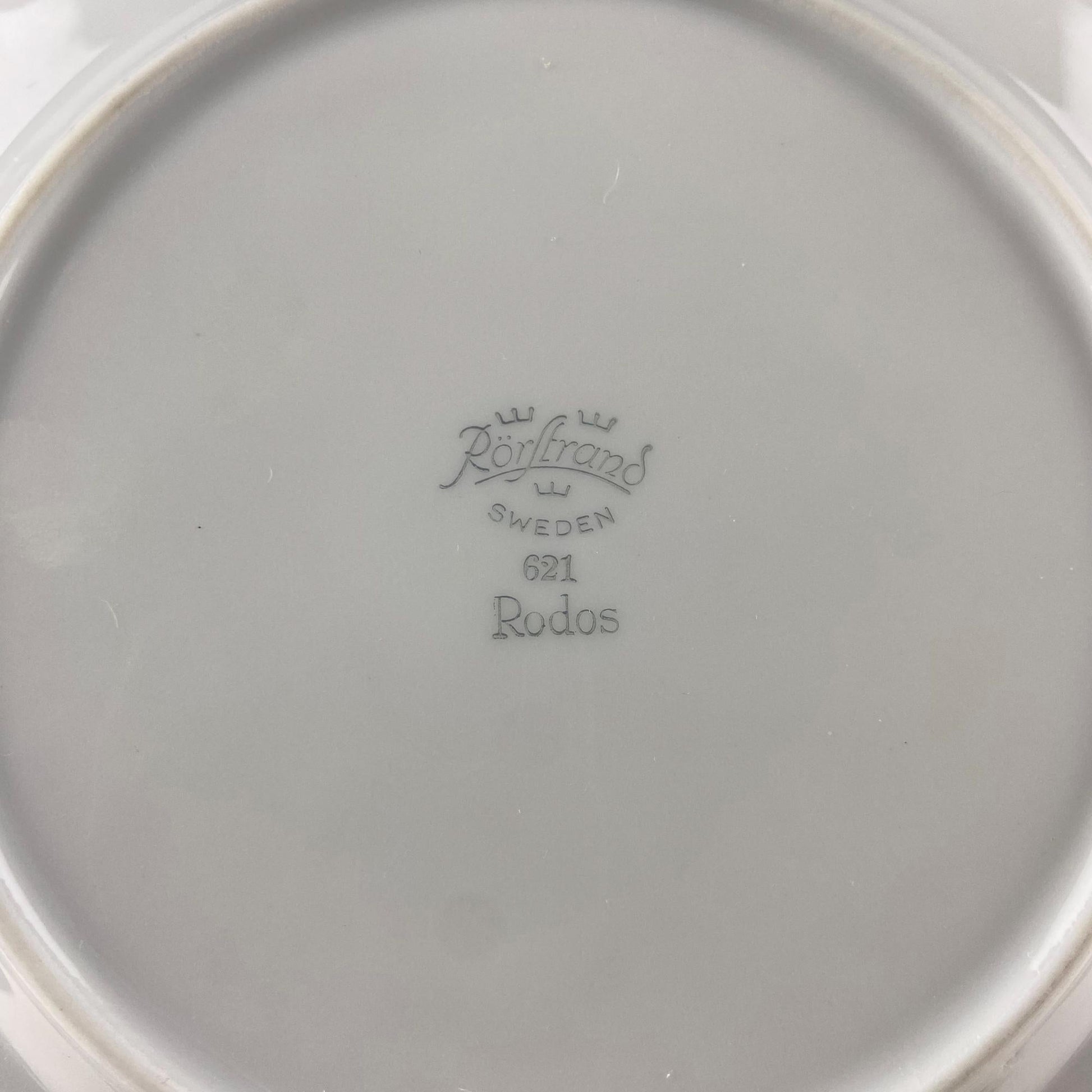 Rorstrand Rodos Espresso Dessert Modern Dish Set. 1900's Swedish Coffee Breakfast Set for 11. Leaf Motif. Dining Tea Room Table Decor. - Tampa Home & Garden Store