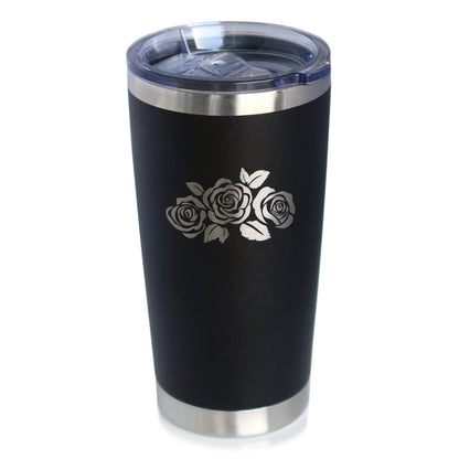 Roses - 20 oz Coffee Tumbler - Tampa soil911.com