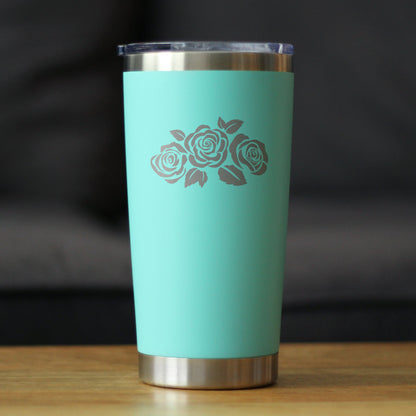 Roses - 20 oz Coffee Tumbler - Tampa soil911.com