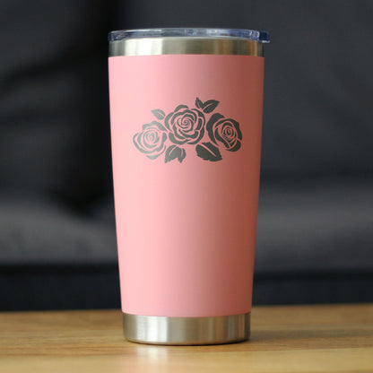 Roses - 20 oz Coffee Tumbler - Tampa soil911.com