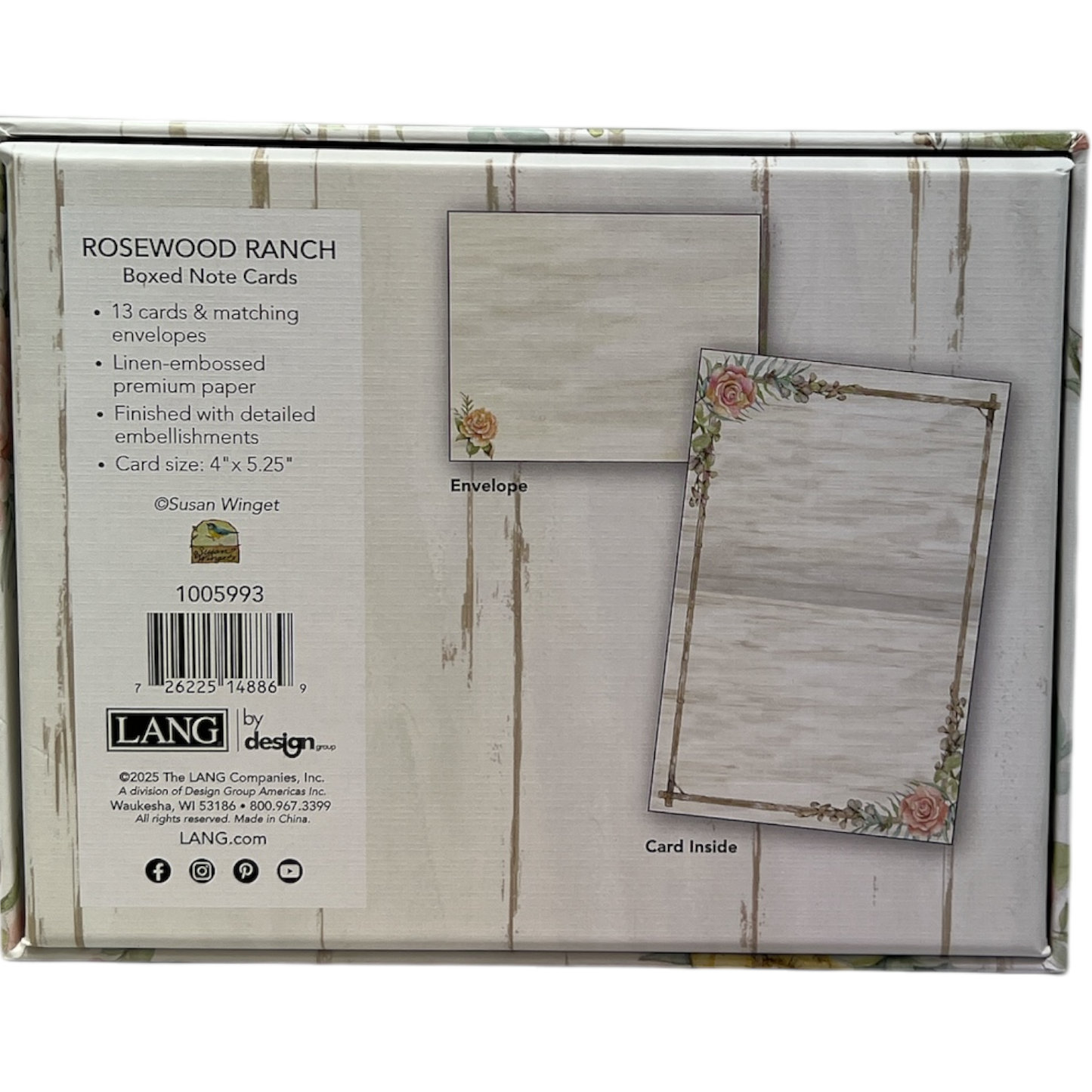 Rosewood Ranch Boxed Notes - Tampa Home & Garden Store